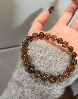 【事業轉運神器】巴西黑金超七手鍊！招財黑馬✨貴人相助✨高頻能量水晶✨天然水晶手串✨辟邪化煞✨壓力克星64193055088515110