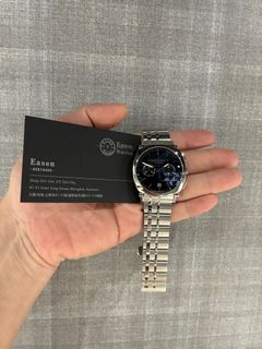 ❤️Rare bracelet style Three-hand calendar Chronograph Automatic mechanical watch ✅Certificate of origin CHAUMET DANDY W11690-30A64224570468355110