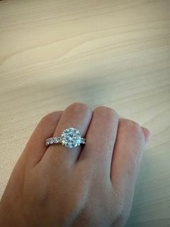 莫桑鑽 戒指 超閃 artificial dimond ring bling bling 包順豐自提櫃 Free delivery to SF locker64193537370369110