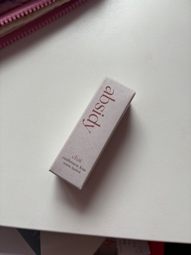 Absidy Cashmere Bullet Lipstick (Category: Makeup) located in Bulacan. Submitted by jjdyrt (Listing ID 1394890183, Image 1). Description: brandnew and sealed shade: chai, orchid, macaron, paris, vintage scarlet.