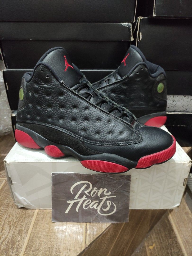 Air Jordan 13 Black Red (Category: Sneakers) located in Cebu City. Submitted by RONHEATS (Listing ID 1394821706, Image 1). Description: JORDAN 13 BRED Size 12 Legit/Original guaranteed ✅ Very good condition .