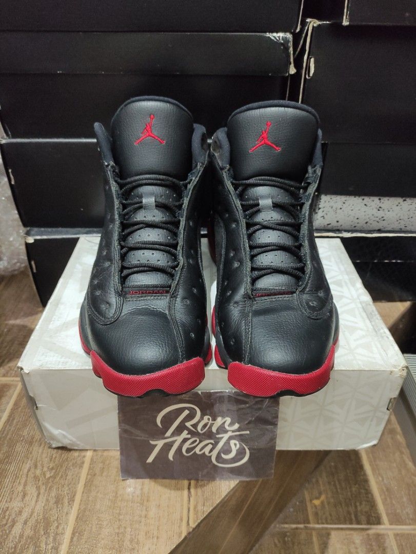 Air Jordan 13 Black Red (Category: Sneakers) located in Cebu City. Submitted by RONHEATS (Listing ID 1394821706, Image 3). Description: JORDAN 13 BRED Size 12 Legit/Original guaranteed ✅ Very good condition .
