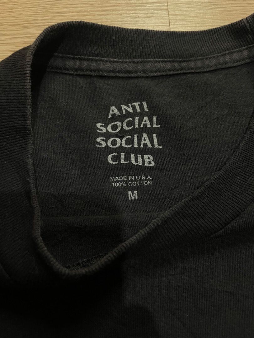 Anti Social Social Club Black T-Shirt (Category: Tshirts & Polo Shirts ) located in Sorsogon. Submitted by solayram0114595 (Listing ID 1394914114, Image 3). Description: - Anti Social Social Club T-shirt - Black with pink camo print - Features logo on front and back - Size: M - Material: 100% cotton.