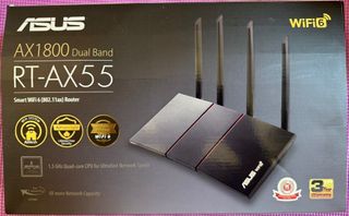 ASUS 華碩 路由器 RT-AX55 AX1800 Dual Band WiFi 6 Router Mesh64175351573889110