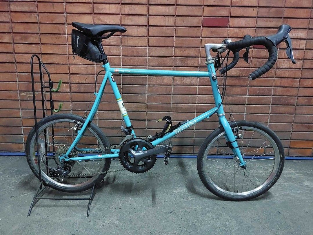 Bruno Mini Velo Bike (Category: Bicycles) located in Quezon City. Submitted by naliantiansy (Listing ID 1394807485, Image 1). Description: Excellent condition -STI Claris -FD Claris -RD Claris -Crankset Tiagra 52/36T -New Shimano chain -Paps Pro 2 Saddle -Schwalbe Kojak tire -original Wein Mann wheelset.