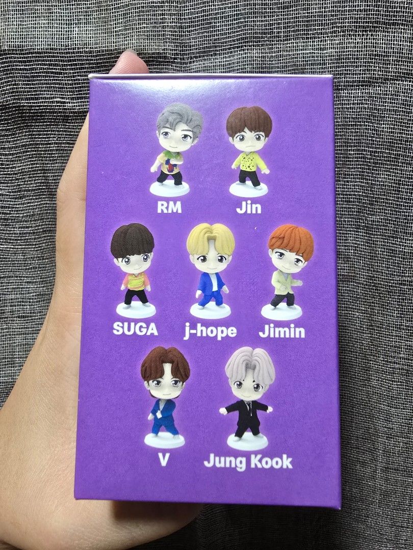 Bts army tiny tan RM mcdo toys BTS tinytan toys jin (Category: Designer & Blind Box Toys) located in Valenzuela. Submitted by heatnotburn (Listing ID 1394824670, Image 2). Description: Brandnew sealed Last 2 available RM or Jin RM Jin Suga ❌️ JHope ❌️ Jimin ❌️ V ❌️ Jung kook ❌️ Yan lang ang available PAYO Valenzuela near qc.