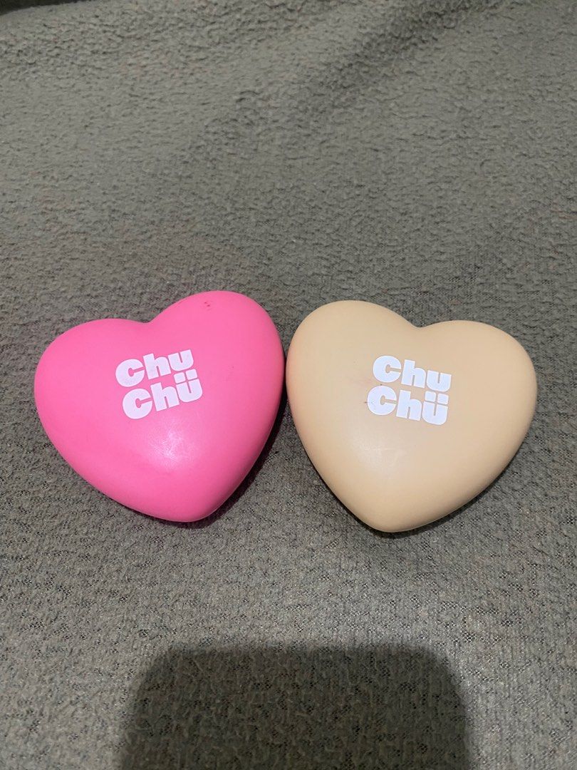 Chuchu beauty blush and brontour (Category: Makeup) located in Quezon City. Submitted by pula_ (Listing ID 1394962284, Image 2). Description: Take all. Almost new Swatch only. Hindi suit sa skin color ko.