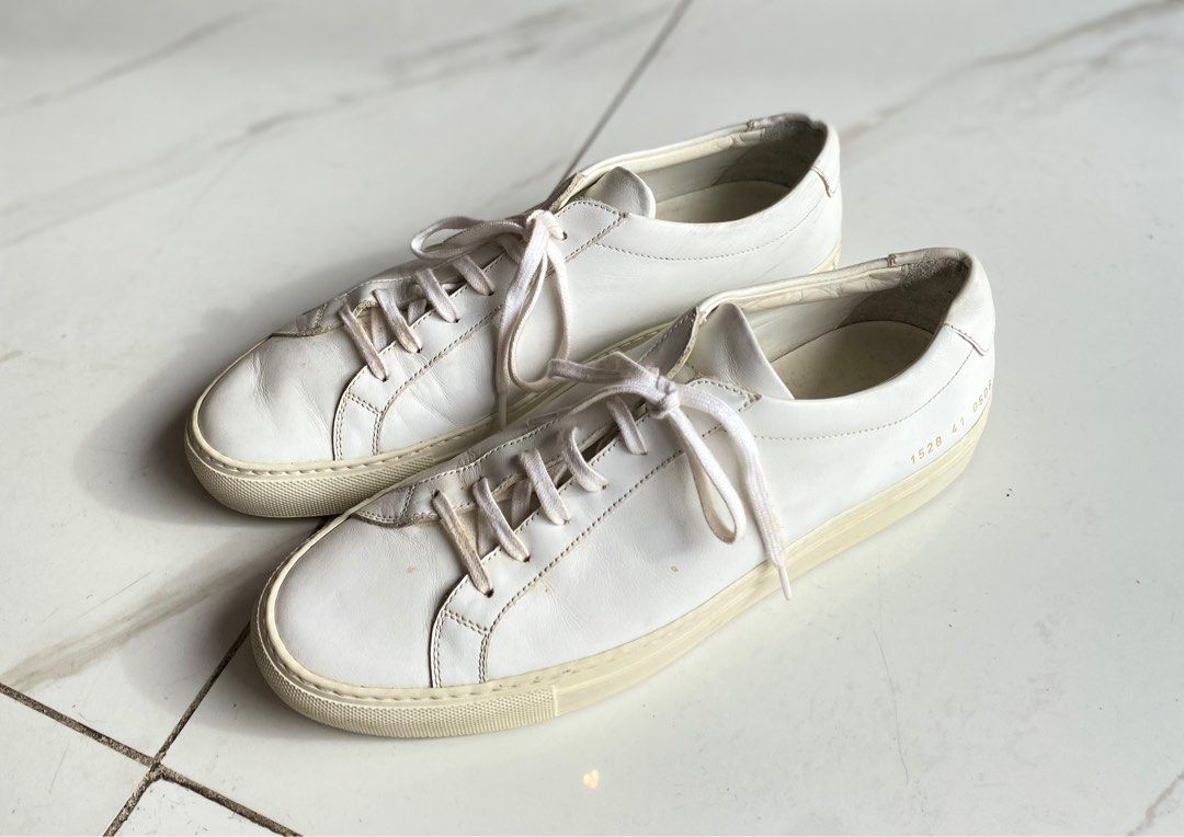 Common Projects Achilles 41 (Category: Sneakers) located in Quezon City. Submitted by dailypickups_ (Listing ID 1394860056, Image 1). Description: Size: 41 Excellent condition Needs slight cleaning only No inclusion, pair only. Made in Italy.