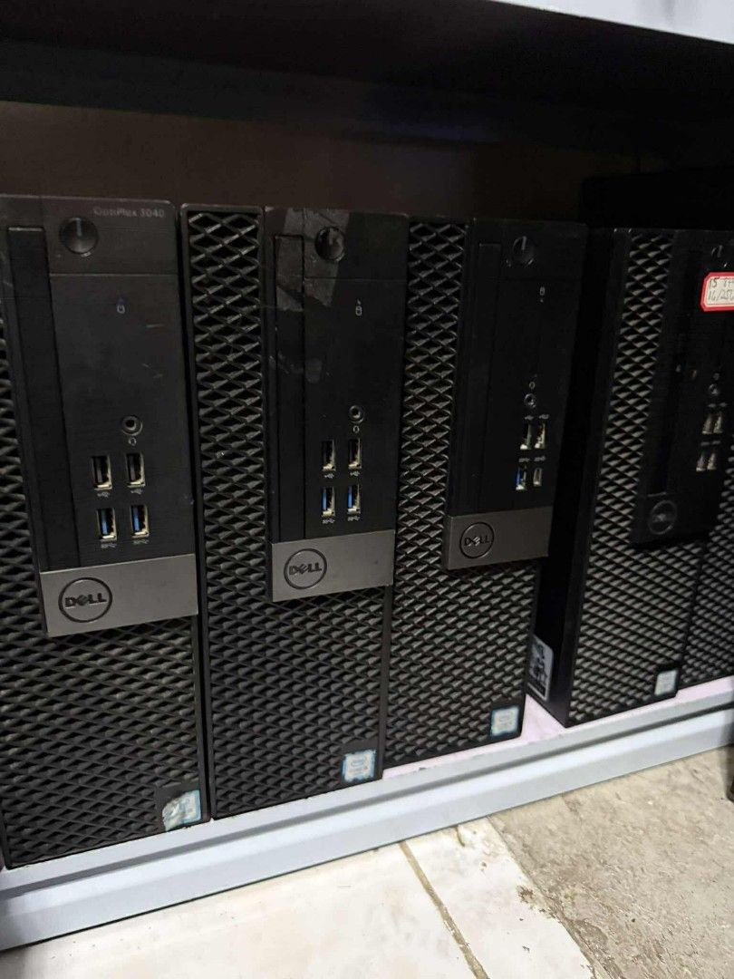 Dell & HP ProDesk Desktop Computers (Category: Desktops) located in Manila. Submitted by lhainelovi71994 (Listing ID 1394937042, Image 1). Description: Sff HP and Dell Dell I5 8th gen 16gb ram 256gb SSD 6,000 each HP i5 9th gen 16gb ram 120gb ssd 7,000 each Dell i5 6th gen 8gb ram 120gb SSD 4,000 each Location: San Andres bukid manila Pick up or deliver.