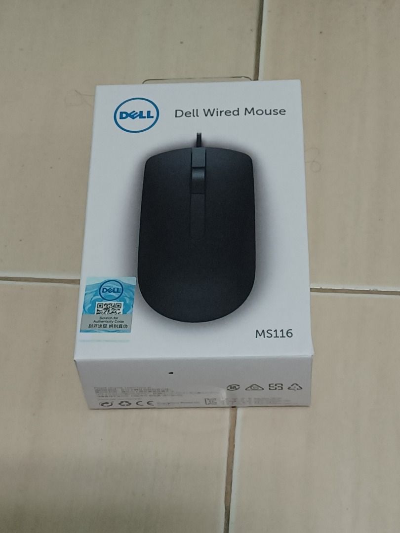Dell Wired Mouse MS116 - Brand New