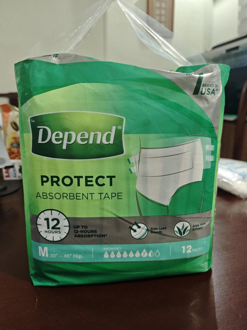 Depend Tape MDiaper Health Nutrition Assistive