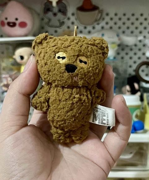 Despicable Me Tim Bob Teddy Bear Plush Charm (Category: Plushies & Soft Toys) located in Bocaue. Submitted by ekaaam (Listing ID 1394850996, Image 1). Description: WYSIWYG Please manage your expectation as this is already 2nd hand.