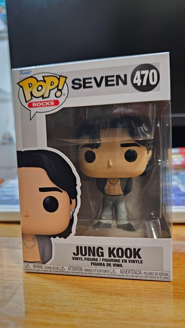 Funko Pop! Rocks: Jung Kook (Seven) #470 (Category: Designer & Blind Box Toys) located in Quezon City. Submitted by cutietoothless (Listing ID 1394883593, Image 1). Description: Condition: brand new No damage/s .