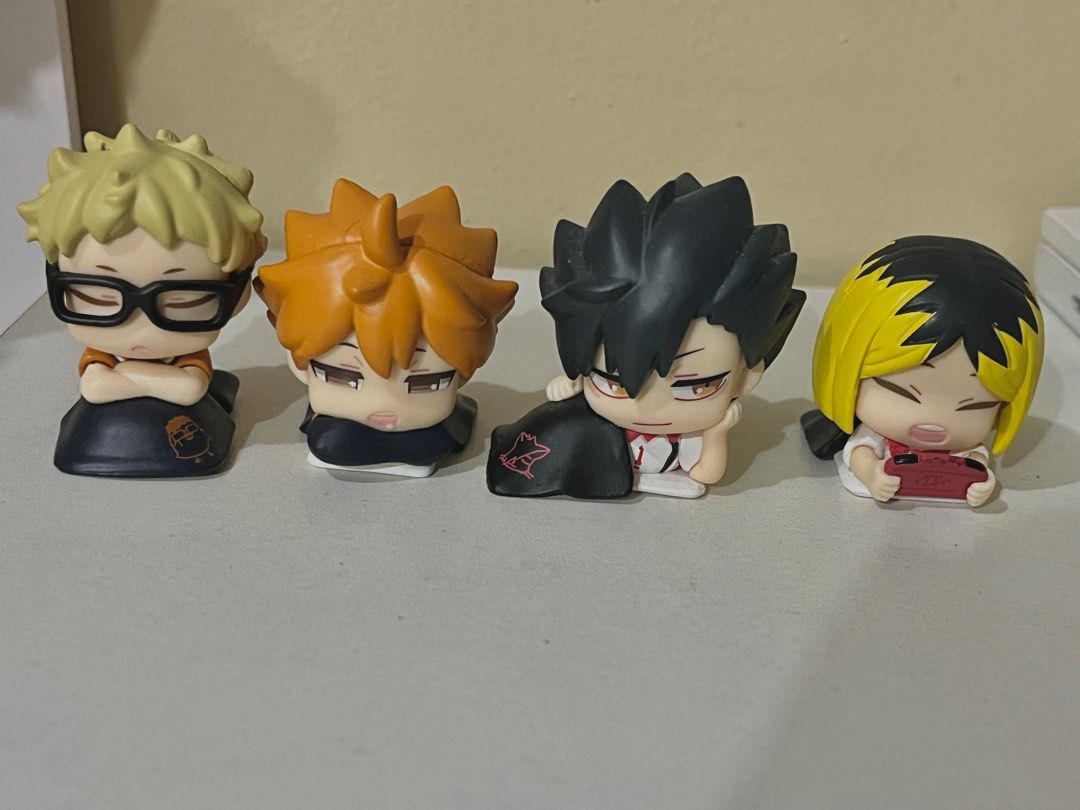 Haikyu Onemutan (Category: Designer & Blind Box Toys) located in Quezon City. Submitted by sui_lim (Listing ID 1394841359, Image 1). Description: 150 each *still have their gashapon balls -tsuki sold❌ -have extra kenma 250 (sealed) mod: meet up or sdd (same day delivery) mop: gcash .