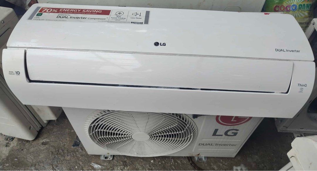 LG 1.5HP DUAL Inverter Split type Aircon (Category: Air Conditioning and Heating) located in Manila. Submitted by marquezpa52205 (Listing ID 1394876454, Image 1). Description: .