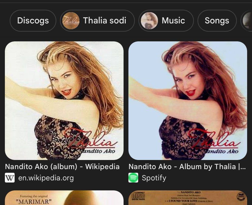 Looking for: Thalia Nandito Ako (Category: CDs & DVDs) located in Marilao. Submitted by kolektibols (Listing ID 1394866516, Image 1). Description: Looking po ako sa cd na ito Pm lang po kayo Salamat.