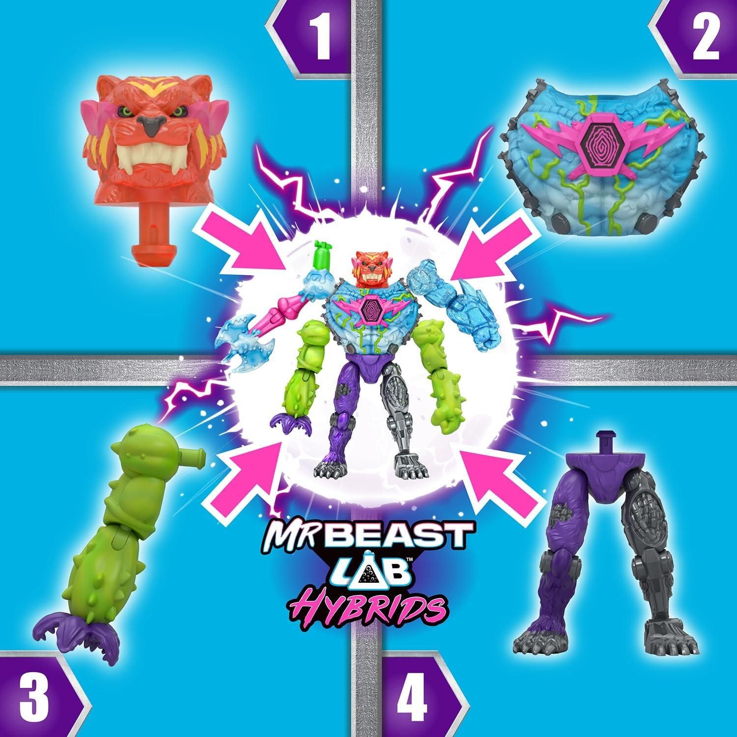 MrBeast Lab Hybrids Mega Pack, Various Hybrid Parts and 5 Action ...