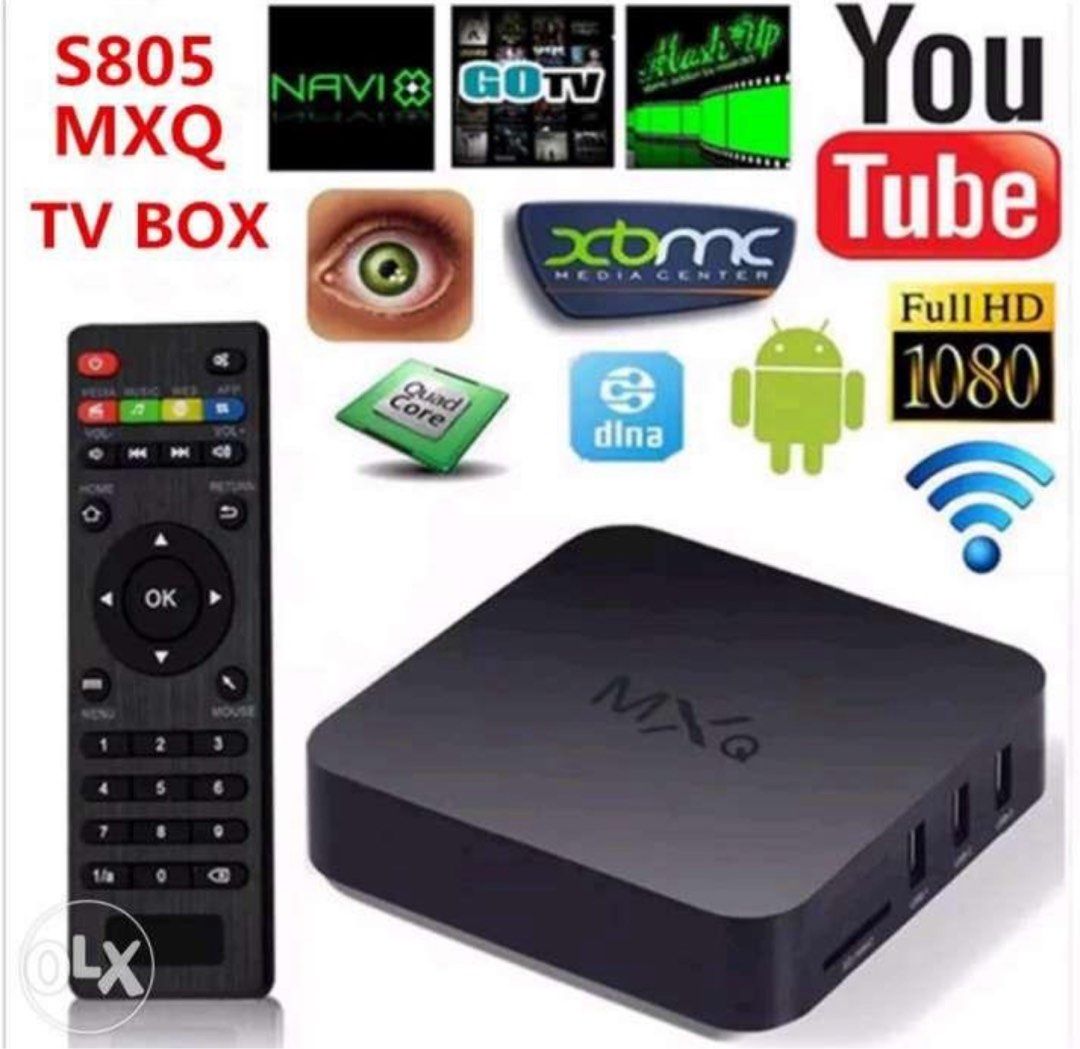 MxQ amlogic quadcore Android TV box with preinstalled apps (Category: Entertainment Systems & Smart Home Devices) located in Quezon City. Submitted by carsenmktg (Listing ID 1394820931, Image 2). Description: MxQ amlogic quadcore Android TV box with preinstalled apps Guaranteed Authentic and brand new in box. Complete accessories. Bought in the u.s. Retails for about US$250 or abouy Php9,000. TURN ANY TV INTO AN ANDROID TV! Key Specification:Amlo