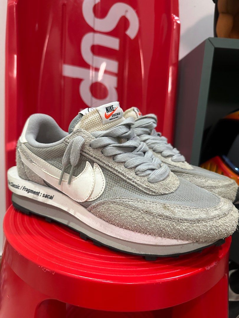 nike sacai silver