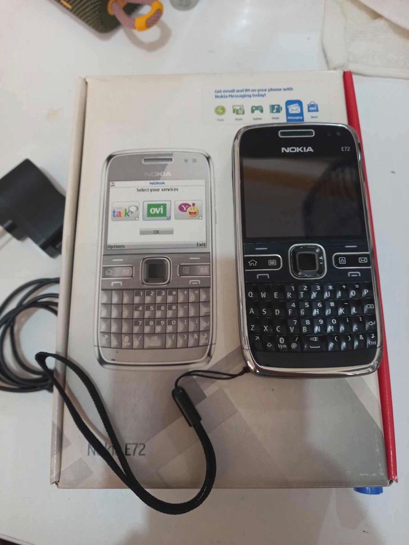 Nokia E72 💥 name ur price (Category: Early Generation Mobile Phones) located in Naga. Submitted by happeemarket (Listing ID 1394852367, Image 1). Description: Nokia e72 All functioning except ung down cursor. Pwede send video via vber .