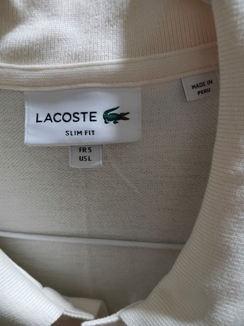 Original Lacoste slim fit large 100% original (Category: Tshirts & Polo Shirts ) located in Las Pinas. Submitted by reddrussel (Listing ID 1394898409, Image 3). Description: .