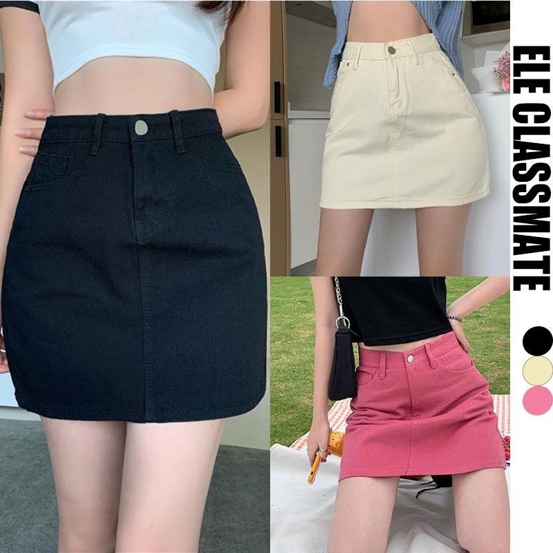 Pink and Black Denim Shorts (Category: Shorts) located in Angeles City. Submitted by user201253 (Listing ID 1394871130, Image 1). Description: - Pink and black denim shorts - Button and zipper closure Refer to image for size chart 120 pesos each.