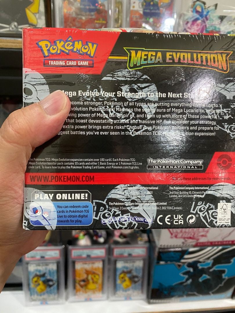 Pokemon Mega Evolution Base Set ME 01 Enhanced Booster Box Free Delivery,  Hobbies & Toys, Toys & Games on Carousell