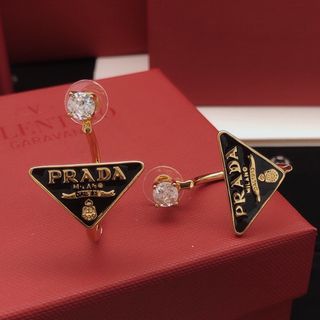 Prada earrings 普拉達三角形耳環64236715521923110