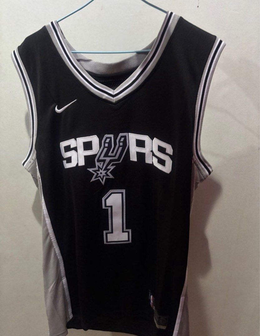 Spurs Basketball Jersey $22 (Category: Activewear) located in Singapore. Submitted by jshahajs (Listing ID 1394952260, Image 1). Description: Length Ard 78cm.