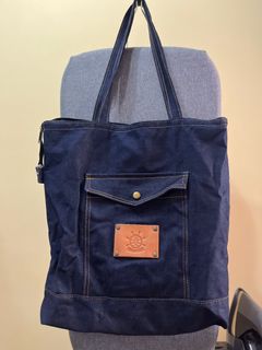 Thailamd handmade Denim Tote Bag 泰國手工 原色牛仔布 單肩包 托特包 中性 男女裝 男裝 女裝64215708044418110