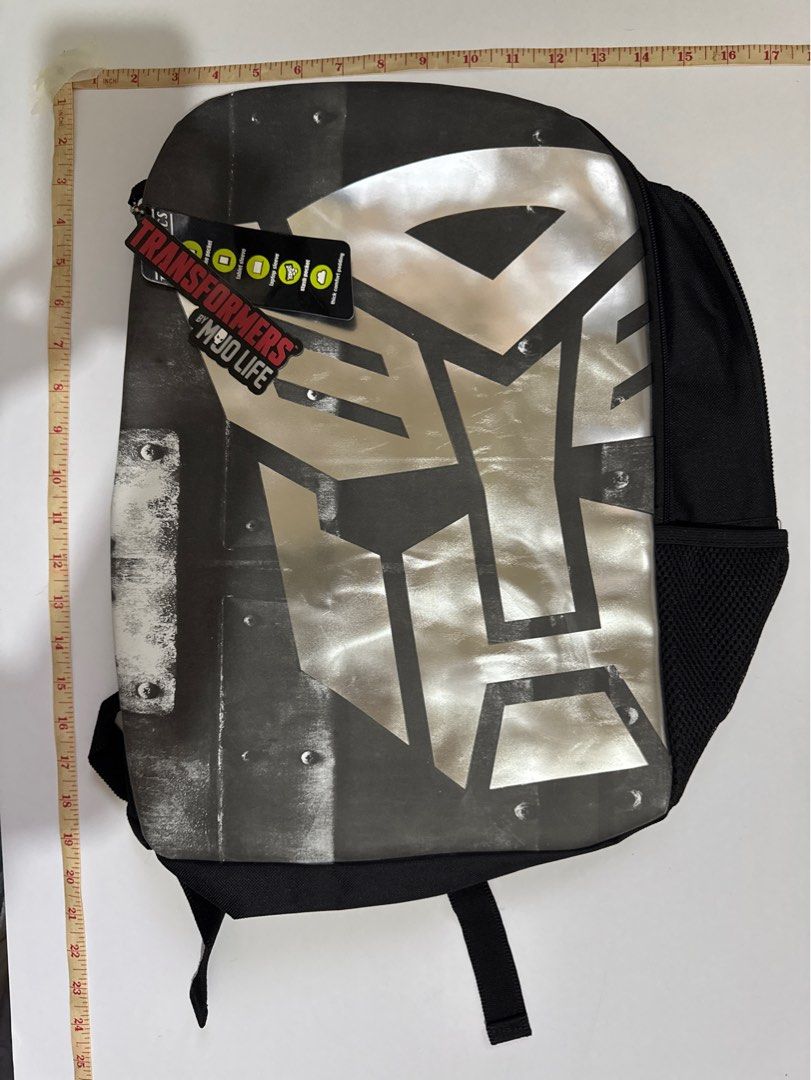 Transformers By Mojo Life Multi purpose Backpack (Category: Backpacks) located in Las Pinas. Submitted by tgbtg_scjshop (Listing ID 1394868831, Image 2). Description: Large capacity With laptop compartment Can be use in school or office Brand new from USA Slightly negotiable.