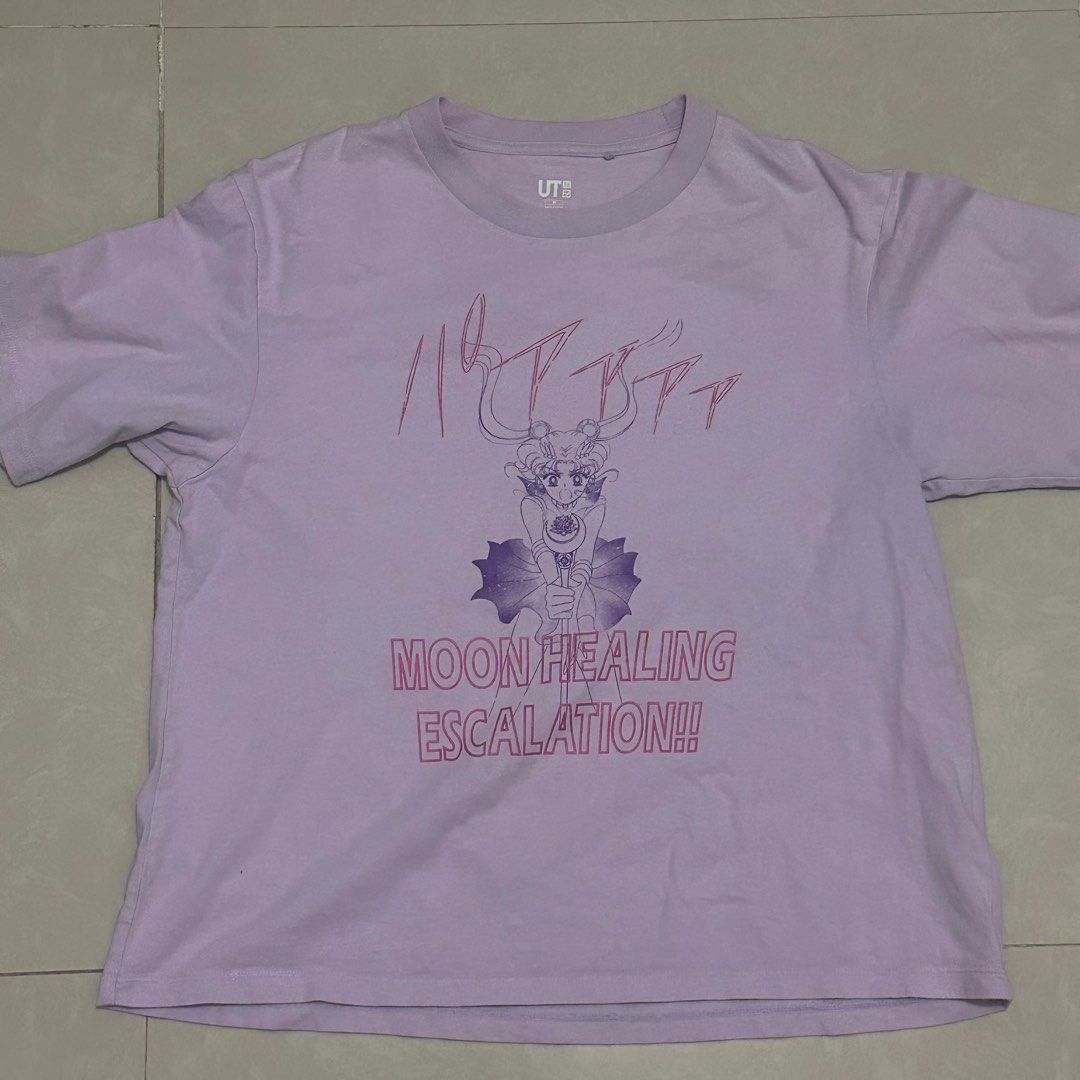 Uniqlo Sailor Moon Shirt Medium (Category: Shirts) located in Muntinlupa City. Submitted by fixinplum (Listing ID 1394947979, Image 1). Description: Uniqlo Sailor Moon Shirt Medium 22 in. Length 19 in. Width Mode of Payment: GCASH/BPI/Unionbank Mode of Delivery: Lalamove/J&T Express.