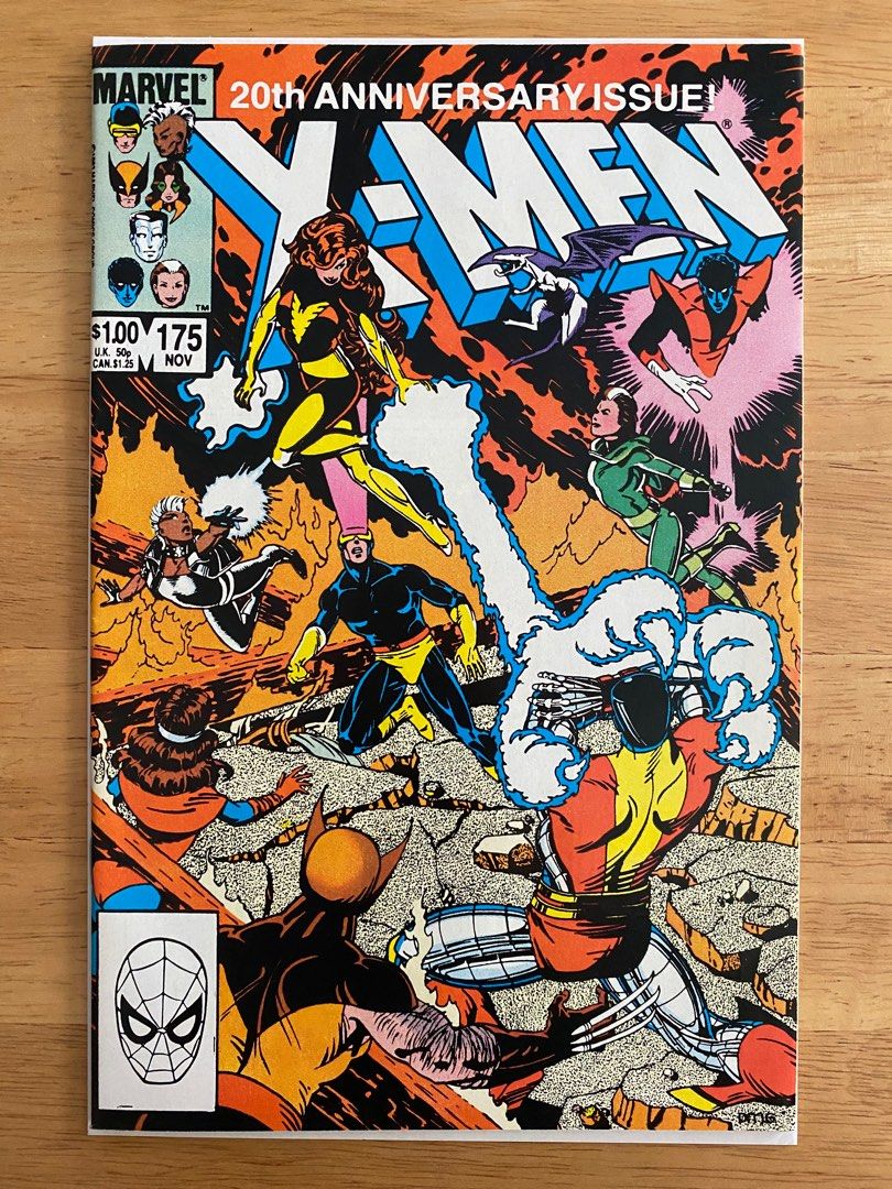 X-MEN 20th anniversary issue #175 (1983) (Category: Comics & Manga) located in Paranaque City. Submitted by electrobasshead (Listing ID 1394859278, Image 1). Description: 🔑 Marriage of Cyclops and Madelyne Pryor * Art by John Romita Jr.; story by Chris Claremont * Condition: VF/VF+ .