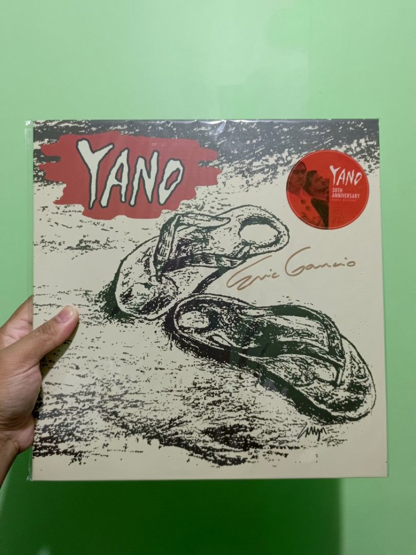 Yano Debut Album Vinyl Record (Category: Vinyls) located in Manila. Submitted by crashandburn101 (Listing ID 1394964519, Image 1). Description: - Yano Debut Album Anniversary vinyl - RARE, Out of Print, BRAND NEW and opened only for signing Contains the hit tracks "Banal Na Aso, Santong Kabayo", "Tsinelas", "Esem" and more - Signed by Mr. Eric Gancio himself (can send proof of authenticity).