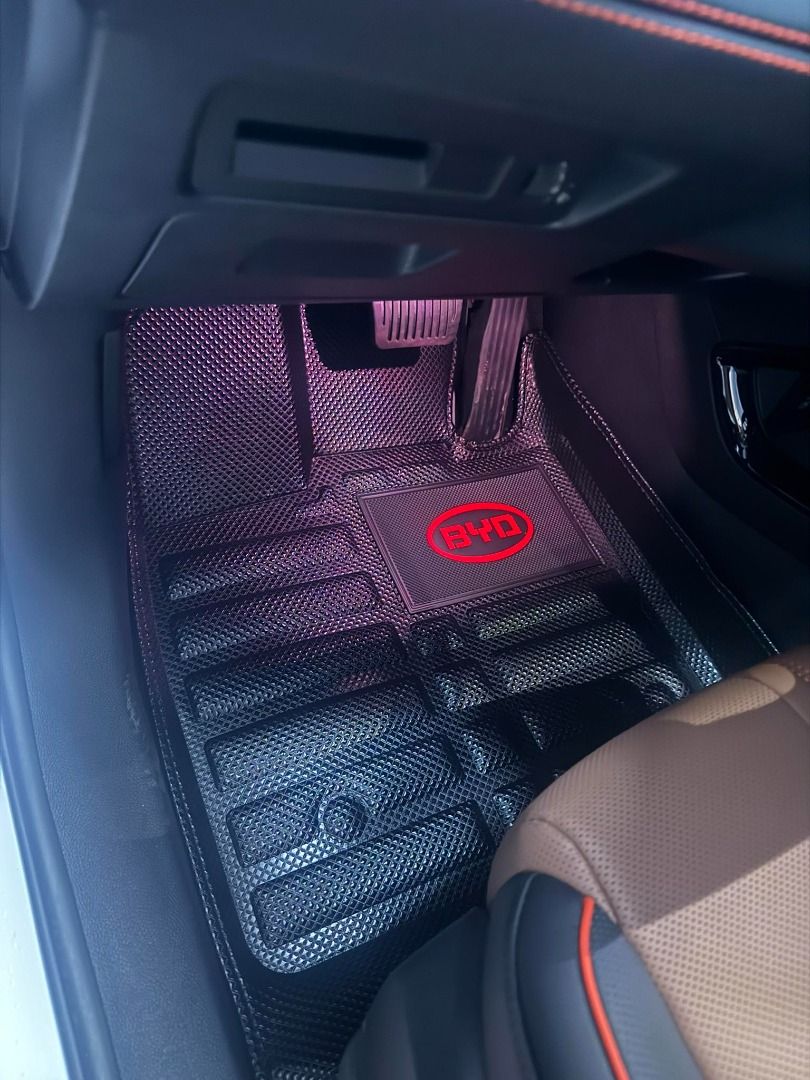 2024 2025 BYD Sealion 6 Deep dish diamond matting (Category: Ear Care) located in Caloocan City. Submitted by cofferentals_ph (Listing ID 1394998364, Image 2). Description: - Custom-fit deep dish diamond matting for 2024 and 2025 BYD Sealion 6. - Features a stylish diamond pattern design. - Designed to trap dirt and spills effectively. - Easy to clean and maintain. - Provides excellent protection for your car's interior. - Durable and long-lastin