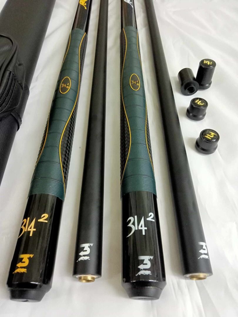 314 PREAOIDR CARBON BILLIARD CUE STICK (Category: Billiards and Bowling) located in San Pablo. Submitted by vennisa.sportssupplies (Listing ID 1395006212, Image 1). Description: 314 PREOAIDR BILLIARD CUE STICK W/ JOINT PROTECTOR / TAKO NG BILYARAN Product Details: ✔Tip size: 13 mm ✔Length: 58 inches ✔Ferrule: Phenolic ✔Shaft: Carbon fiber and Maple wood ✔Joint: Plastic ✔Butt: Plastic ✔Tip: Rainbow Leather layered tip ✔Handgrip: Silica Gel Wrap ✔W