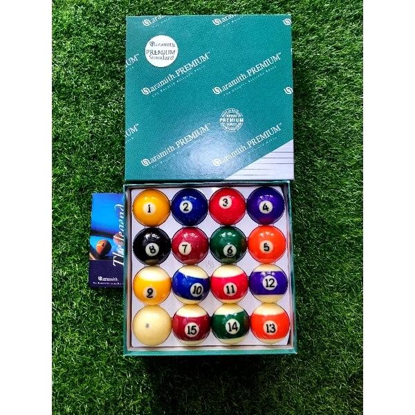 🎱 ARAMITH BILLIARD BALLS (Category: Billiards and Bowling) located in San Pablo. Submitted by mharicardreamsproph. (Listing ID 1395021880, Image 1). Description: 🎱 ARAMITH BILLIARD BALLS 🏷️ ₱ 2,810.00 🛒🛒🛒 💡 Aramith's reputation for quality comes primarily from its unique phenolic resin material and manufacturing process, which provides several advantages over balls made from polymers or polyester. 💡 Description: An entry-level Aramith phe