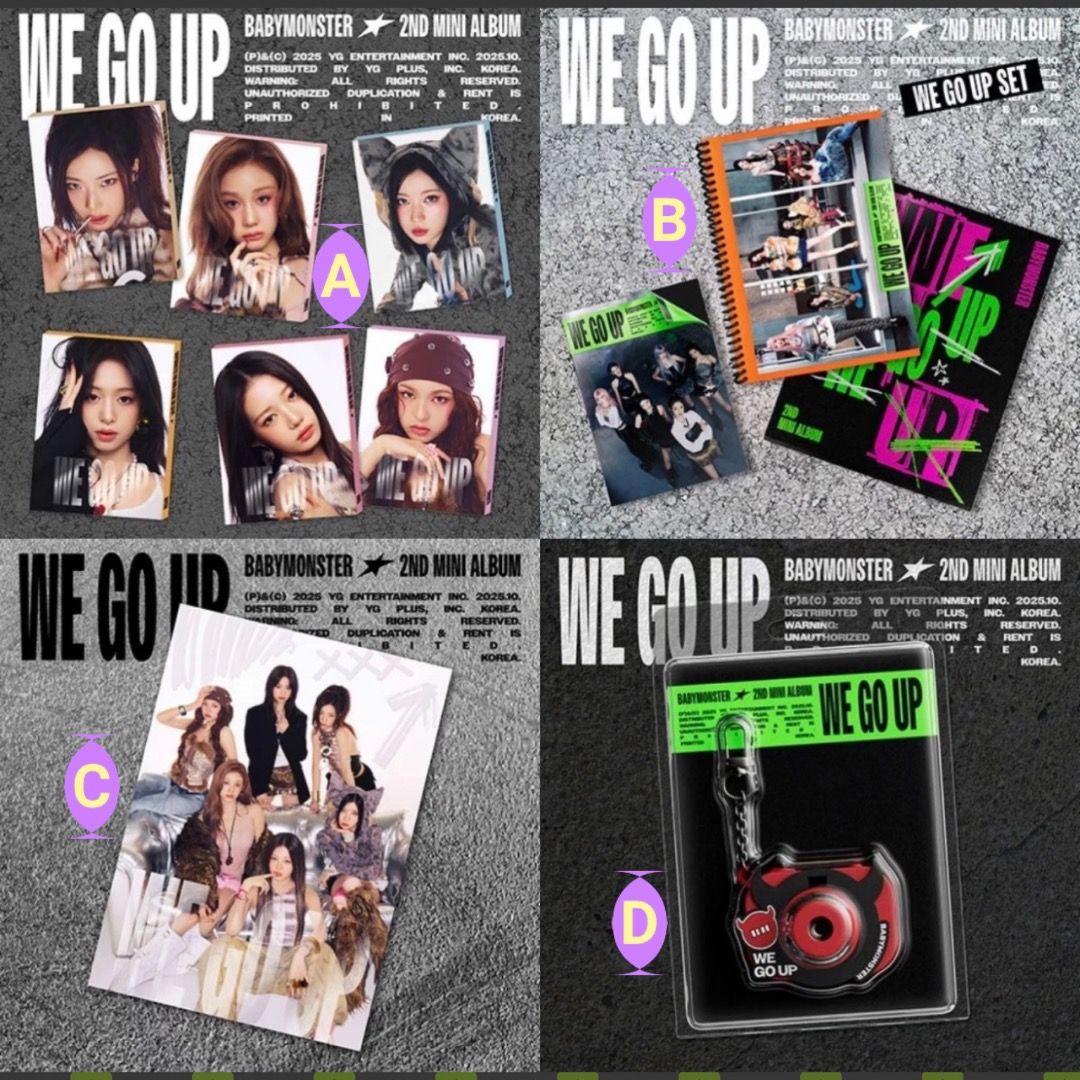 BABYMONSTER WE GO UP TIME ATTACK 特典 ルカ BABYMONSTER WE GO UP
