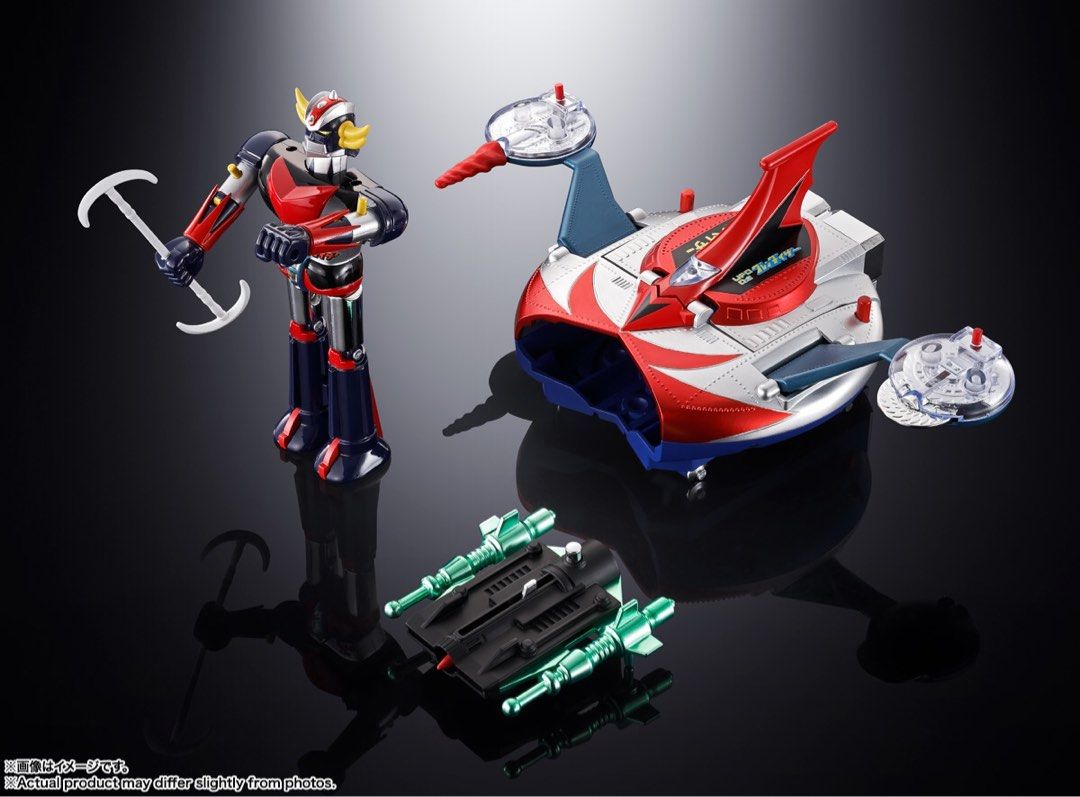 [Backorder] <CHOGOKIN GRENDIZER & UFO SPAZER> Popy Soul SOC Mazinger Dancouga Voltes V Voltron Riobot CCS Toys Sentinel (Category: Toy Figures) located in Singapore. Submitted by tartherzeal (Listing ID 1395138301, Image 2). Description: ⚠️ Feel free to enquire if you’re looking for ANY other Japanese toys, even those not listed⚠️ ▫️▫️▫️ITEM▫️▫️▫️ 2025 Reissue P0PY <Chogokin Deluxe Grendizer & UFO Spazer>, by Bandai (Japan) [Youtube Unboxing Vide