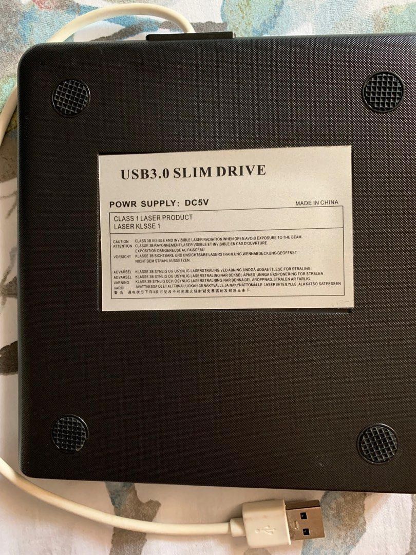 CD Drive USB (Category: Hard Disks & Thumbdrives) located in Rodriguez. Submitted by mbongscloset (Listing ID 1394983514, Image 3). Description: Drive could transfer files from CD to your computer .