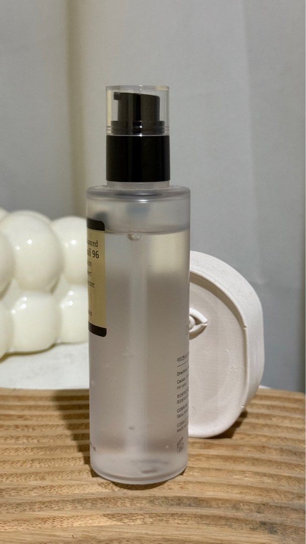 COSRX Advanced Snail 96 Mucin Power Essence 100ml (Category: Face Care) located in Taguig. Submitted by findswithcece (Listing ID 1395147697, Image 2). Description: - 90% product left - Full size.