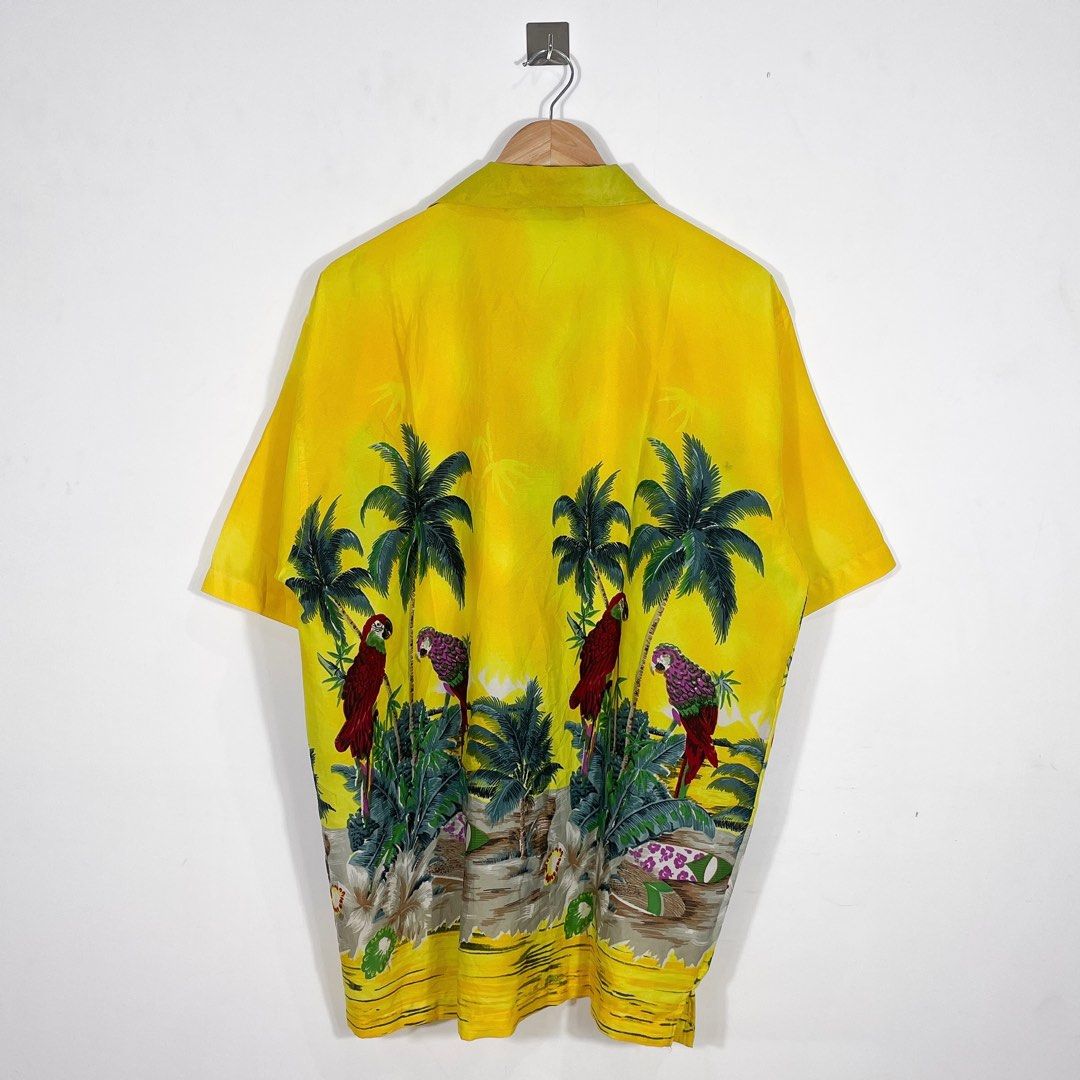 FREESHIP Pacific & Co Tropical Printed Shirt (Yellow) (Category: Tshirts & Polo Shirts ) located in Las Pinas. Submitted by drunkenmonkeyfinds (Listing ID 1395032096, Image 2). Description: Pacific & Co Tropical Printed Shirt (Yellow) size: large to extra large chest width: 23″ full body length: 29.5″ shoulder width: 21″ great condition, lightly used, 9/10 mine: 500 free shipping ——- actual color may vary in person due to camera lighting pieces a