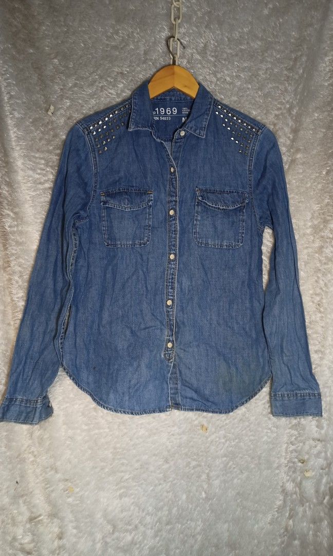 GAP long Sleeve Kemeja Denim