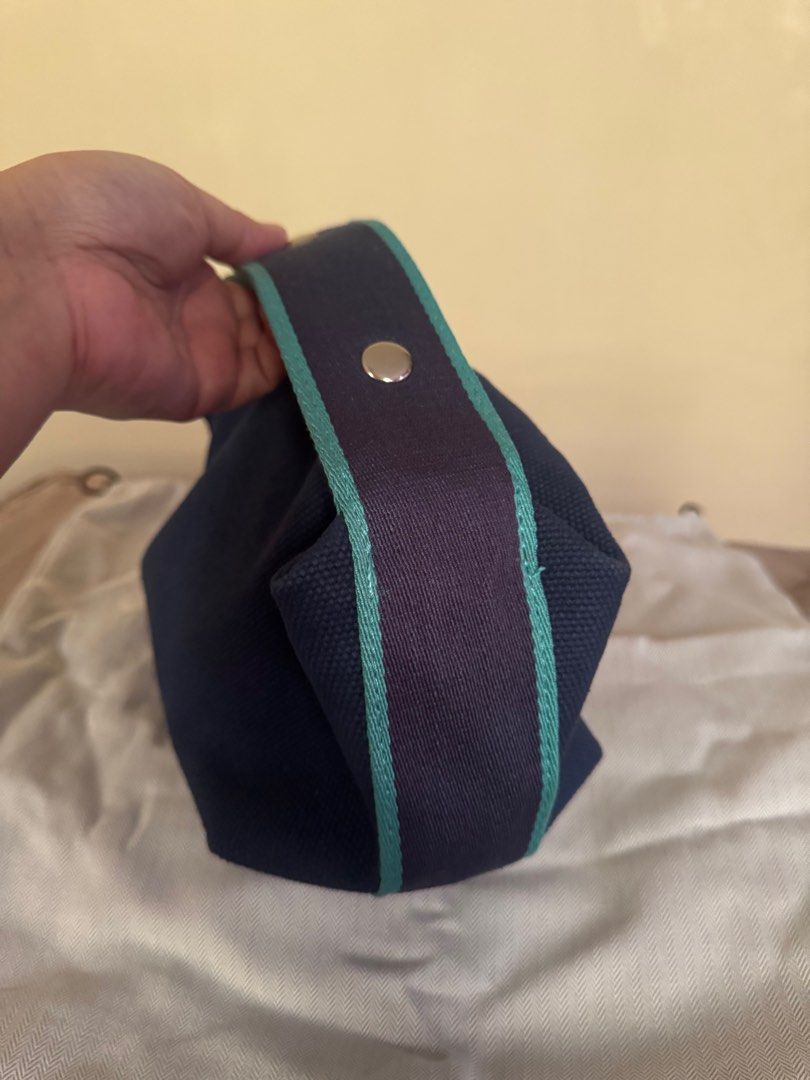 H Bride a Brac Blue pouch bag not coach spade (Category: Clutches) located in Las Pinas. Submitted by 2021privateshopper (Listing ID 1395014276, Image 3). Description: H Bride a Brac Blue pouch bag / make up kit or clouch bag With H dustbag Brandnew No Flaws .