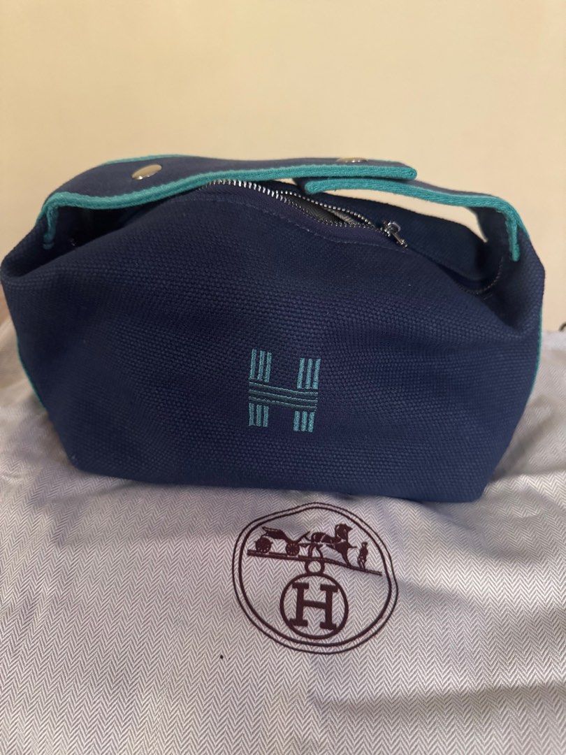 H Bride a Brac Blue pouch bag not coach spade (Category: Clutches) located in Las Pinas. Submitted by 2021privateshopper (Listing ID 1395014276, Image 2). Description: H Bride a Brac Blue pouch bag / make up kit or clouch bag With H dustbag Brandnew No Flaws .
