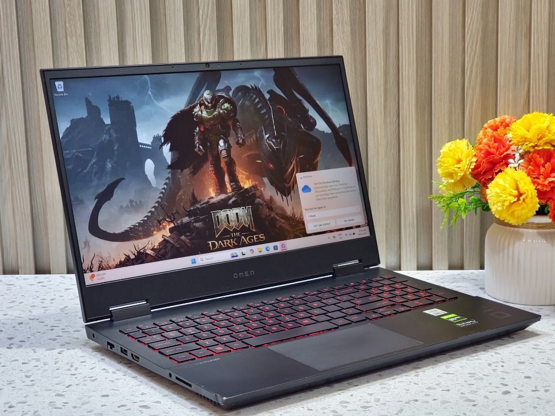 HP Omen Laptop 15-ek0112TX (Category: Laptops & Notebooks) located in Manila. Submitted by jedangadget. (Listing ID 1395095157, Image 3). Description: HP Omen Laptop 15-ek0112TX Intel Core i5-10300H 16Gb Ram 256Gb SSD 1Tb HDD, Nvidia GTX 1650 Ti 4Gb Vram, 15inch Price: 25,999 💻 Quick Specs ✅️ Intel Core i5-10300H (8 CPUs) 2.5GHz Turbo boost up to 3.9GHz ✅️ 16Gb Ram 2933MHz DDR4 ✅️ 256Gb NVMe SSD Flash storage ✅️ 1TB HDD Dual Storage ✅️ Intel UHD