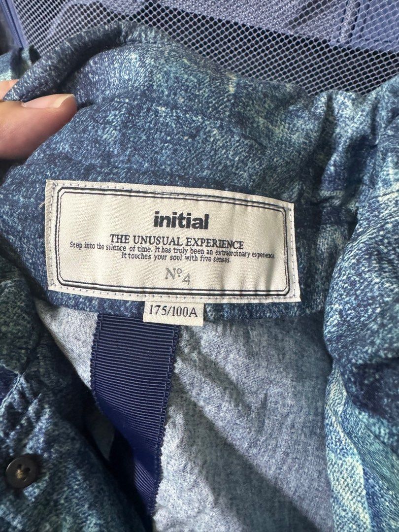 Initial Patchwork Jacket （分類：外套及戶外衣服）位於 Hong Kong。 由 mm0722 提交（商品編號 1395055154，圖片 3）。簡介： Initial jacket trench coat size :04 (XL) 著過唔夠5次 SF到付。