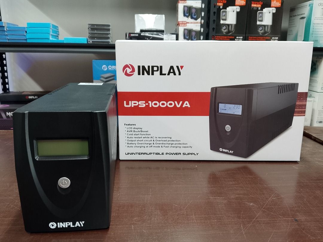 Inplay UPS 1000VA LCD Display (Category: Computer Parts) located in Pasig City. Submitted by technofuseofficial (Listing ID 1395055430, Image 3). Description: Inplay UPS 1000VA LCD Display Brand New and Original Items Store Location: 4F Unit 402, 604 Shaw Boulevard, Barangay Kapitolyo, Pasig City Same Day Delivery: - Lalamove delivery within Metro Manila - For walk-ins: Always PM first for item availability - We are also open for night time deliv