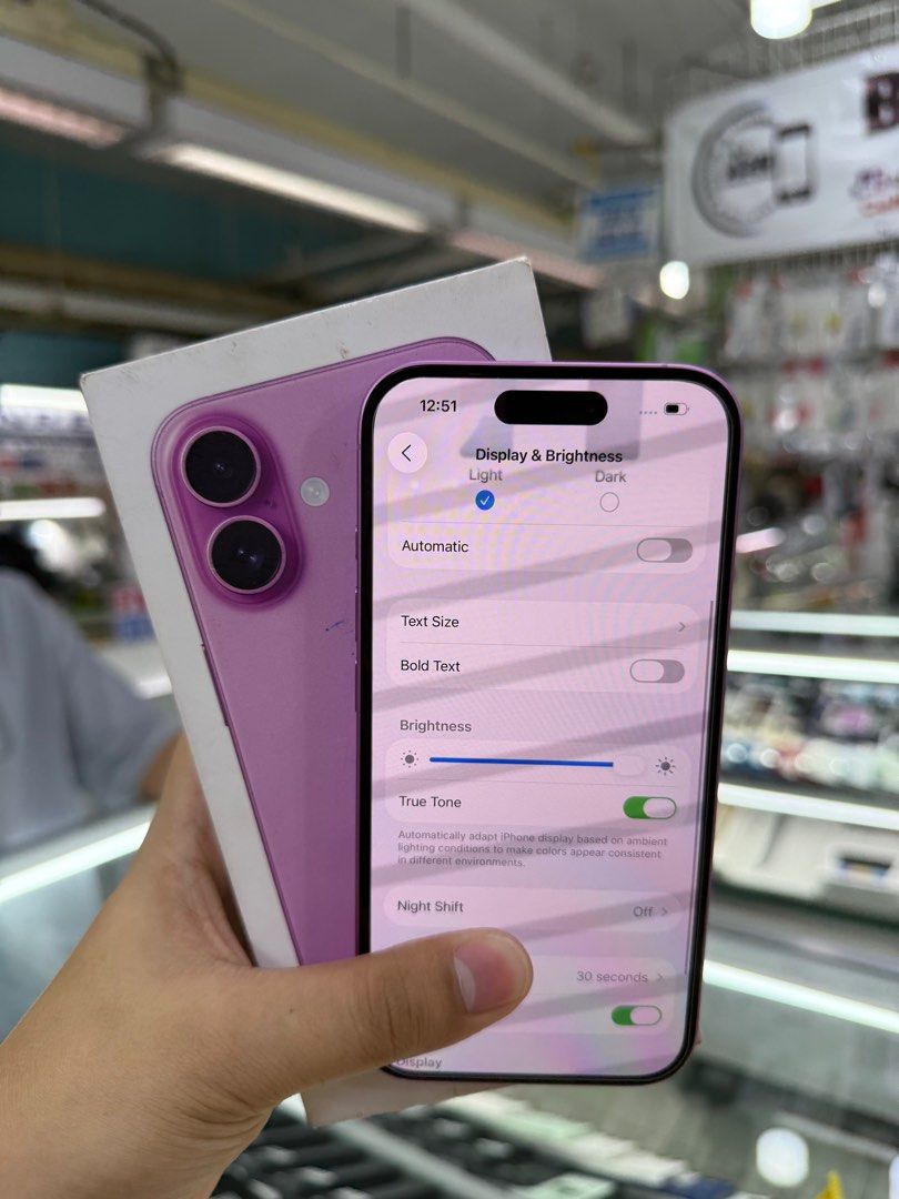 iPhone 16 256GB Factory Unlock No Issue Secondhand (Category: iPhone 16 Series) located in Pasig City. Submitted by FarAndRayShop (Listing ID 1395047094, Image 3). Description: OPEN FOR SWAP/SELLING/BUYING (RFS: Buy and Sell) Price: 40,499 iPhone 16 256GB •Factory Unlock •NO HIDDEN ISSUES •TEST TO SAWA •Authentic Phone Physical store in Greenhills Shopping Center XE-12 Stall Number Look For Rayray Or Anika NO CASH INSTALLMENT We are open also for