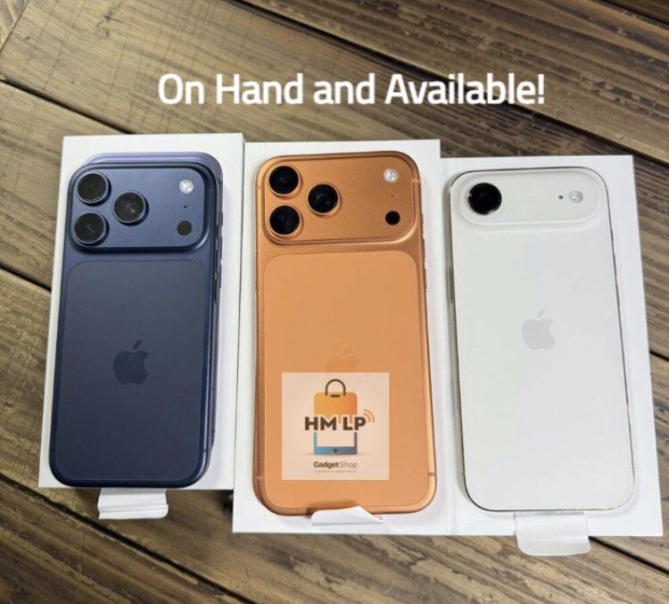 iPhone 17 series (Category: iPhone 17 Series) located in Pasig City. Submitted by hmlpmnl (Listing ID 1395017823, Image 1). Description: FOR SALE! 🏷️ iPhone 17 Air/Pro/Pro Max Models Available 🍎 units iPhone 17 iPhone Air iPhone 17 Pro iPhone 17 Pro Max Storage: 256/512/1TB/2TB (Depends on availability) Colors: Depends on availability Unit Specification/Condition * Single Sim | NTC/Local Variant | Brand New * Factory Unlocked/Open Line | Not Ac
